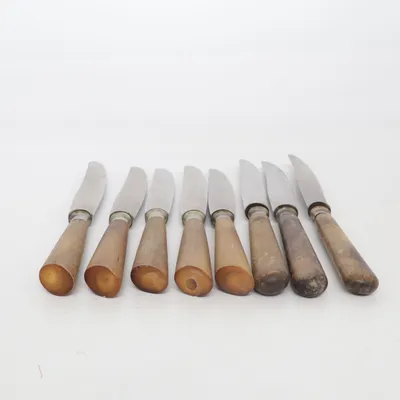 Set de couteaux (Marron, Argent)
