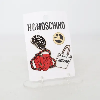 Pins (Rouge, Noir, Blanc) de H&M x Moschino Métal inconnu