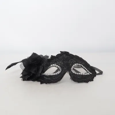 Maskeradmask (Svart)