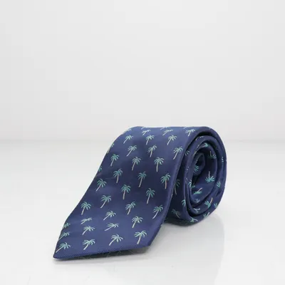 Stropdas (Blauw, Meerkleurig) van Eton Zijde
