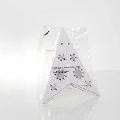 Julgranspynt (Vit, Silverfärgad)