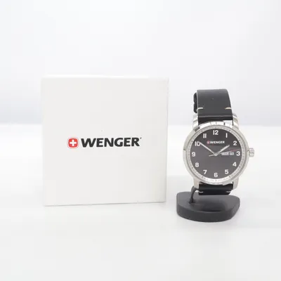 Wristwatch (Black, Silver) from Wenger