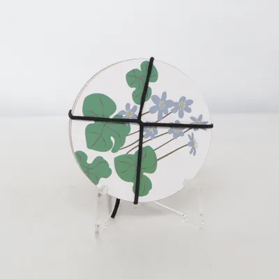 Dessous de verre (Blanc, Multicolore)