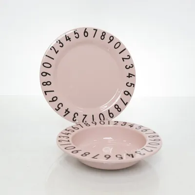 Children's dinner sets (Pink) from Design Letters