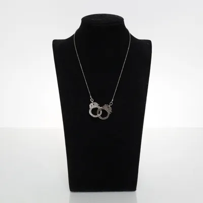 Necklace (Handschellen Gothic Punk) from Italy Unknown metal