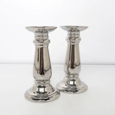 Candlestick (Silver) from Lene Bjerre