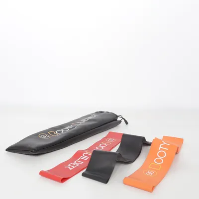 Resistanceband (Schwarz, Rot, Orange) von Booty Builder