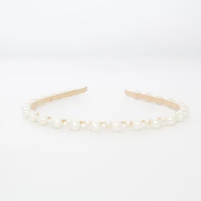 Diadem (Guldfärgad, Vit)