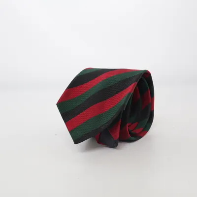 Tie (Red, Black, Green) from Lund & Lund Silk