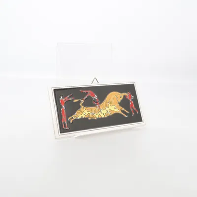 Wall plaque (Black, Red, Yellow) from Knossos