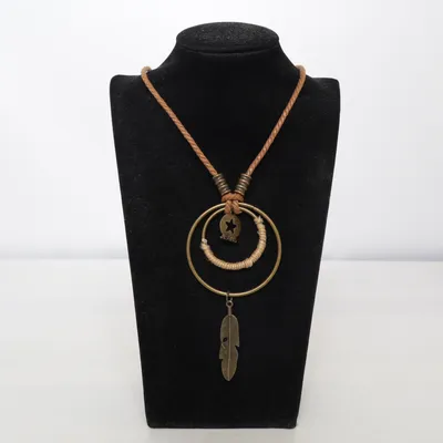 Collier (Marron) de Jeans Métal inconnu
