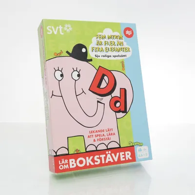 Aktivitetsleksak (Alga Fem myror är fler än fyra elefanter Bokstäver (SE)) från Alga