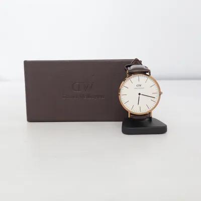 Polshorloge (Bruin, Wit, Goud) van Daniel Wellington