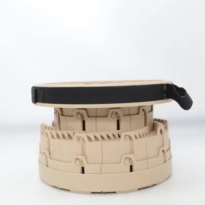 Stool (Beige, Brown)