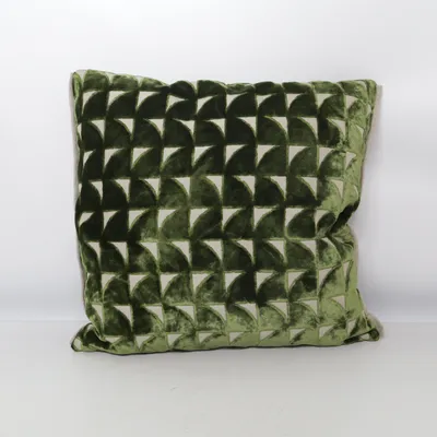 Cushion (Green, White) from Designers Guild