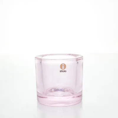Waxinelichthouder (Roze, Transparant) van Iittala Marimekko