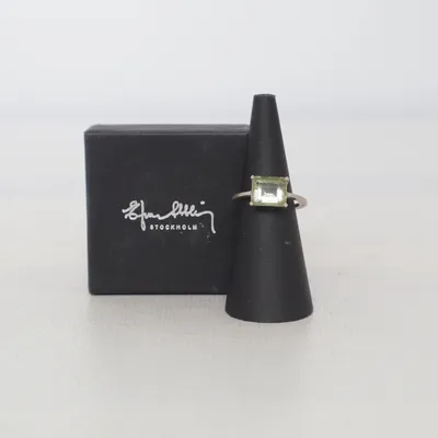 Ring (Grøn) fra Efva Attling Ukendt metal