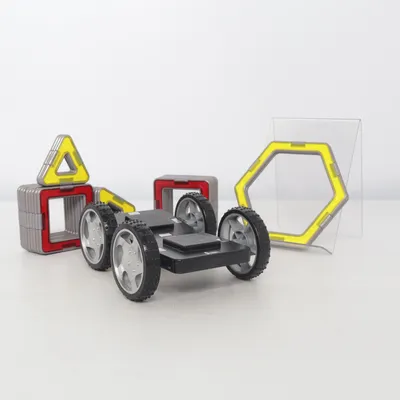 Construction set (Red, Yellow, Multicolored) from Magformers