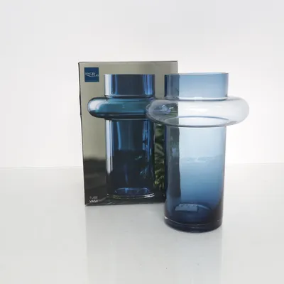 Vas (Blå) från Lyngby Glas