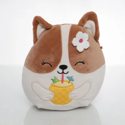 Zacht speeltje (Wit, Bruin) van Squishmallows