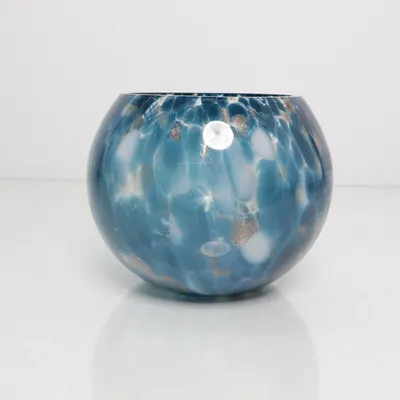 Vase (Blue, Gold)