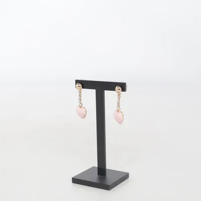 Øreringe (Pink, Guld) fra Bijoux Ukendt metal