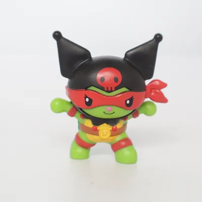 Toy figurine (Black, Green, Red) from Sanrio