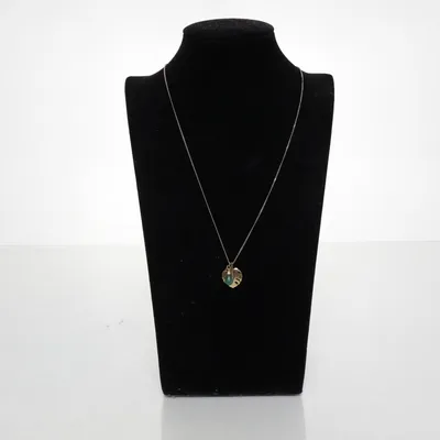 Halsband (Guldfärgad, Grön) från SP Okänd metall