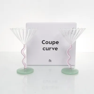 Martini glass (Coupe Curve) from &k Amsterdam