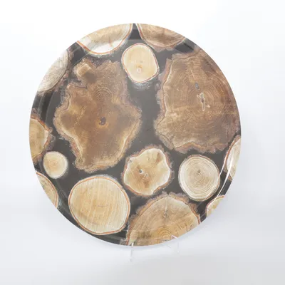 Bricka (Brun, Svart)