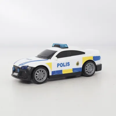 Leksaksbil (Vit, Blå, Gul) från Dickie Toys