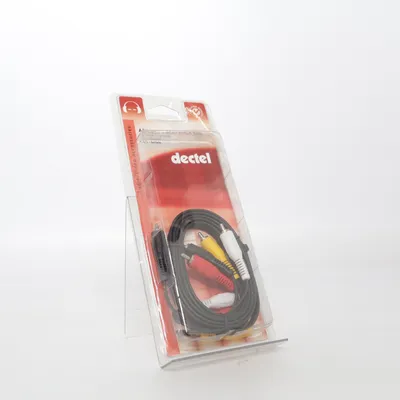 RCA cable (4XRCA male/male 1,5 meter) from Dectel