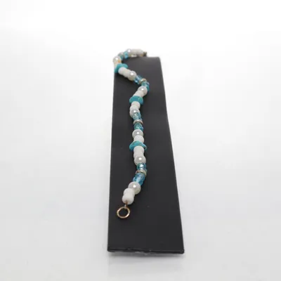 Armband (Blauw, Wit) Onbekend materiaal