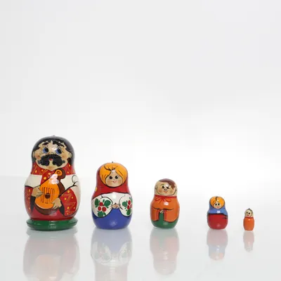 Matrjosjka (Flerfärgad)