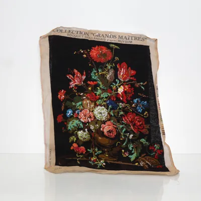 Embroidered wall hanging