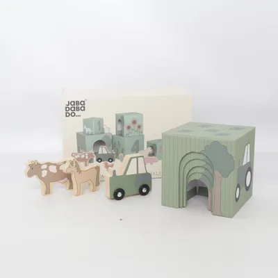 Blocs de construction (Vert, Multicolore) de JaBaDaBaDo