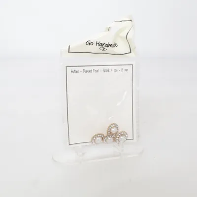 Buttons (Diamond Pearl) from Go Handmade