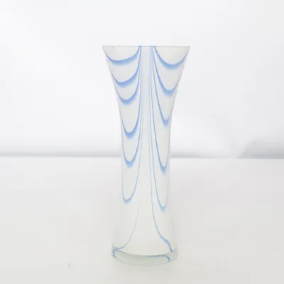 Vase (Hvid, Blå)
