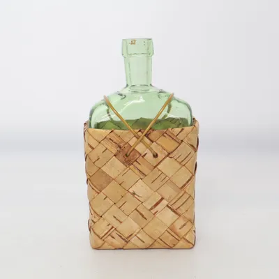 Vase (Grün, Beige)
