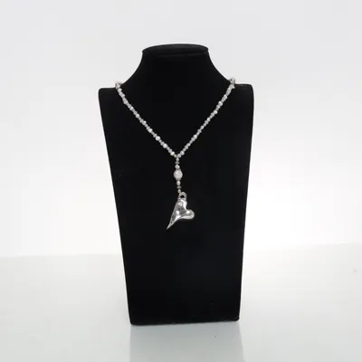 Halsband (Silverfärgad, Vit) från Pearls for Girls Okänd metall