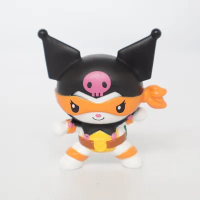 Toy figurine (Black, Orange, Multicolored) from Sanrio