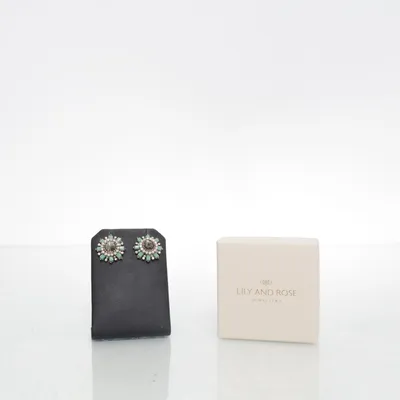 Örhängen (Grön, Silverfärgad) från Lily and Rose Okänd metall