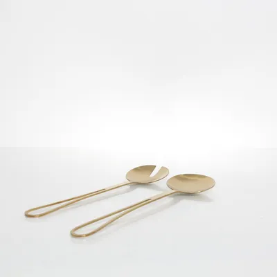 Salladsbestick (Guldfärgad)