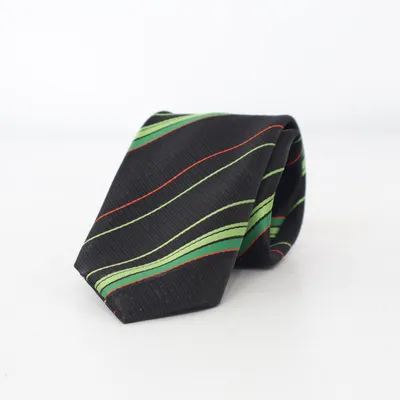 Cravate (Noir, Vert, Rouge) de Commodore Polyester