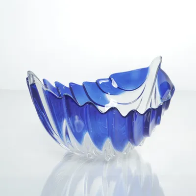 Serving bowl (Blue, White)
