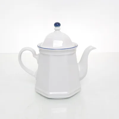 Tekanna (Vit, Blå) från Boda Shop