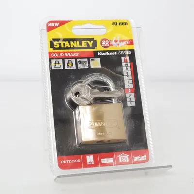Padlock (Solid Brass) from Stanley