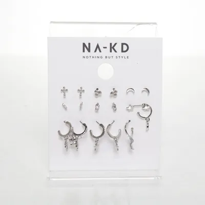 Örhängen (Silverfärgad) från NA-KD Okänd metall