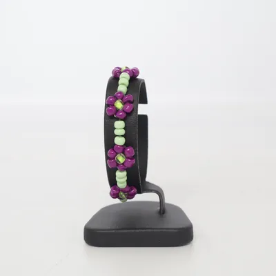 Armband (Lila, Groen, Geel) Onbekend materiaal