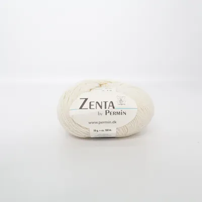 Fil (Blanc) de Permin Nylon, Soie, Laine